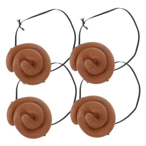 OKUMEYR 4 Stück Teiliges Halloween Cosplay Augenklappe mit Lustigem Poop Leichte Party Augenpflaster Effektive Lichtblockade Vielseitiges Kostümzubehör für Maskenball und OKUMEYR 4 Stück Teiliges Halloween Cosplay Augenklappe mit Lustigem Poop Leichte Party Augenpflaster Effektive Lichtblockade Vielseitiges Kostümzubehör für Maskenball und von OKUMEYR