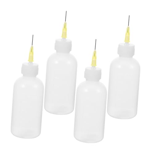 OKUMEYR 4Stücke Quetschflaschen mit Präzisionsflaschen für DIY Bastelarbeiten für Kleber Acrylfarben Präzise Anwendung Engen Räumen OKUMEYR 4Stücke Quetschflaschen mit Präzisionsflaschen für DIY Bastelarbeiten für Kleber Acrylfarben Präzise Anwendung Engen Räumen von OKUMEYR