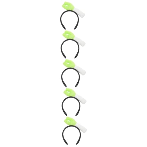 OKUMEYR 5 Stücke Scallion Stirnband Party Zubehör Cosplay Haar Band Für Frauen Mode Kopfbedeckungen Für Karneval Decor OKUMEYR 5 Stücke Scallion Stirnband Party Zubehör Cosplay Haar Band Für Frauen Mode Kopfbedeckungen Für Karneval Decor von OKUMEYR
