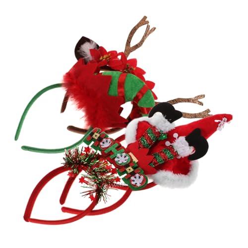 OKUMEYR Festliches Kopfbedeckungsset Für Die Feiertage 5-teilig Dekorative Weihnachts-stirnbänder Für Familienfeiern Und Partys OKUMEYR Festliches Kopfbedeckungsset Für Die Feiertage 5-teilig Dekorative Weihnachts-stirnbänder Für Familienfeiern Und Partys von OKUMEYR