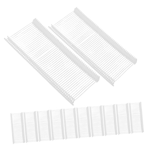 OKUMEYR 5000 Stück Transparente Kunststoff Klebeetiketten Barbs mit Breitem Kopf Förmige Stabile Befestigung für Kleidungsmarken Langlebige Leichte Kunststoff Tagging Zubehör für von OKUMEYR