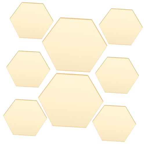 OKUMEYR 8 Stück Sechseckige Sitzplatte Karte Planke Unser Tische Wünschen Handel Doppelt Partydekorationen Salbei Beschilderung Du Braut Ort Sitzplätze Gäste Glücklich Gruß Golden Acryl OKUMEYR 8 Stück Sechseckige Sitzplatte Karte Planke Unser Tische Wünschen Handel Doppelt Partydekorationen Salbei Beschilderung Du Braut Ort Sitzplätze Gäste Glücklich Gruß Golden Acryl von OKUMEYR