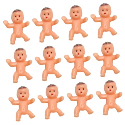 OKUMEYR 80St Gefälligkeiten für die Babyparty Babyparty-Tischstreuung Badewanne Spielzeug kuscheltiere plastikbabys Ornament mini geschenke Mini-Babys für Babyparty von OKUMEYR