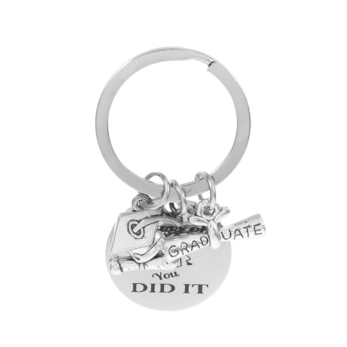 OKUMEYR 2025 Graduierung Schlüsselanhänger Edelstahl Schlüsselanhänger personalisierte Grad Party Favor OKUMEYR 2025 Graduierung Schlüsselanhänger Edelstahl Schlüsselanhänger personalisierte Grad Party Favor von OKUMEYR