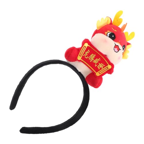 OKUMEYR Handwerkskunst Plüsch Drachen Stirnband Neue Jahr Party Kopfschmuck OKUMEYR Handwerkskunst Plüsch Drachen Stirnband Neue Jahr Party Kopfschmuck von OKUMEYR