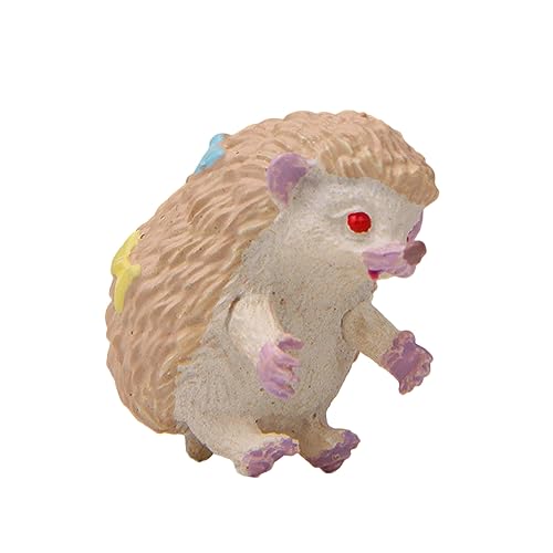 OKUMEYR Familienschmuck Igel büro dekoration office decoration caketopper 1 Niedliche Dekoration gartendekoration Zierfigur Figuren Grün Kuchen Status Bausatz Gartenschmuck Igel Handwerk von OKUMEYR