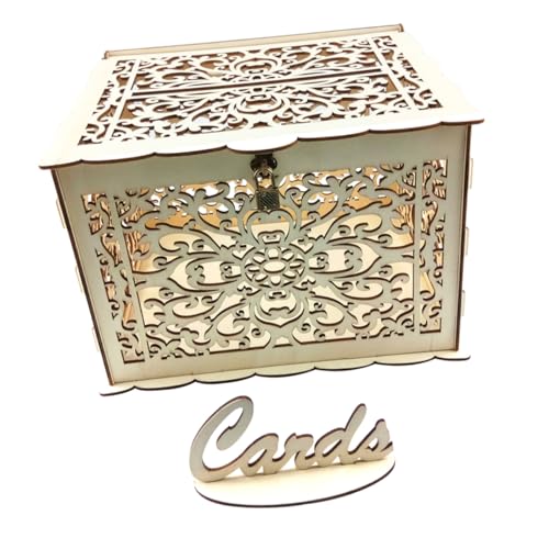 OKUMEYR Geschenkbox Hochzeit Aus Holz Kartenbox Für Geldgeschenke Dekorative Holzbox Für Bankette Und Home-partys OKUMEYR Geschenkbox Hochzeit Aus Holz Kartenbox Für Geldgeschenke Dekorative Holzbox Für Bankette Und Home-partys von OKUMEYR