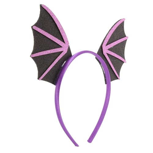 OKUMEYR Halloween Fledermaus Flügel Haarreif aus Leicht und Langlebig Mystisches Stirnband für Erwachsene Vielseitig für Kostümparty Fotoshooting und Festliche Halloween Dekoration von OKUMEYR