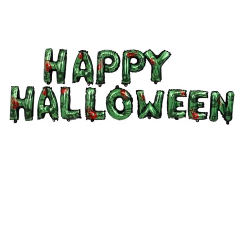 OKUMEYR Party-ballon-set Halloween-ballons Banner Buchstaben-folienballons Für Party-dekorationen Grün 10 Stück OKUMEYR Party-ballon-set Halloween-ballons Banner Buchstaben-folienballons Für Party-dekorationen Grün 10 Stück von OKUMEYR