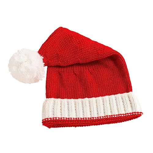 OKUMEYR Weihnachtsmütze Weihnachtsmütze gestrickt warme Weihnachtsmannmütze Weihnachtsmütze für Erwachsene Urlaubsmode OKUMEYR Weihnachtsmütze Weihnachtsmütze gestrickt warme Weihnachtsmannmütze Weihnachtsmütze für Erwachsene Urlaubsmode von OKUMEYR