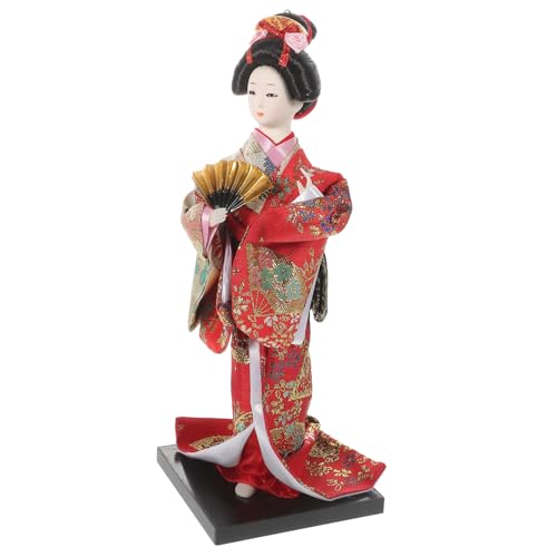 OKUMEYR Japanische Geisha Puppe Handgefertigte Dekoration Kimono Figur aus Kunsthandwerk für Wohnräume Langlebiges Material und Verarbeitung Zufällige Farbe OKUMEYR Japanische Geisha Puppe Handgefertigte Dekoration Kimono Figur aus Kunsthandwerk für Wohnräume Langlebiges Material und Verarbeitung Zufällige Farbe von OKUMEYR