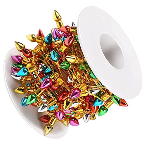 OKUMEYR Kunststoff LED Perlen Girlande Goldfaden Weihnachtsdeko DIY Basteln Party Zubehör Langlebig Stilvoll für Schmuck und Festdekoration OKUMEYR Kunststoff LED Perlen Girlande Goldfaden Weihnachtsdeko DIY Basteln Party Zubehör Langlebig Stilvoll für Schmuck und Festdekoration von OKUMEYR