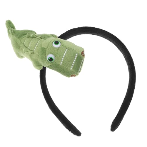 OKUMEYR Niedliches Krokodil Haarband für Fasching und Party Vielseitiger Haarschmuck für Damen und Sicherer Sitz Cartoon Kopfstück als Foto Requisite und Cosplay Zubehör OKUMEYR Niedliches Krokodil Haarband für Fasching und Party Vielseitiger Haarschmuck für Damen und Sicherer Sitz Cartoon Kopfstück als Foto Requisite und Cosplay Zubehör von OKUMEYR