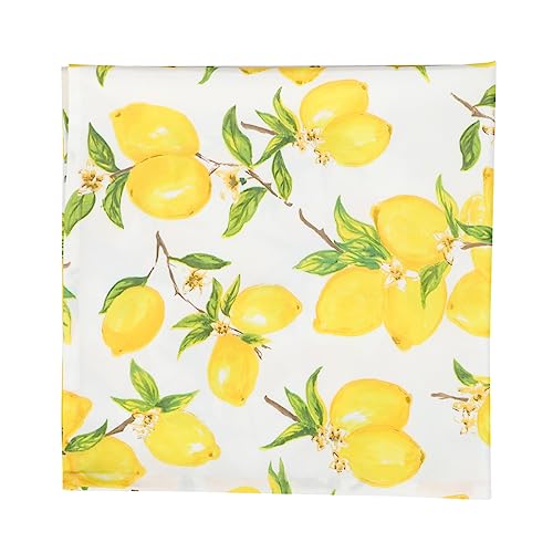 OKUMEYR Sommerliche Tischdecke Mit Zitronenmuster Digital Bedruckt Dekorative Tischwäsche Leicht Zu Reinigen Ideal Für Garten Und Terrasse OKUMEYR Sommerliche Tischdecke Mit Zitronenmuster Digital Bedruckt Dekorative Tischwäsche Leicht Zu Reinigen Ideal Für Garten Und Terrasse von OKUMEYR