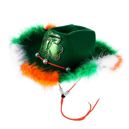 OKUMEYR St. Patrick Hut Glückshut der grünen Tage grüner Kleeblatthut das Geschenk Geschenke von OKUMEYR