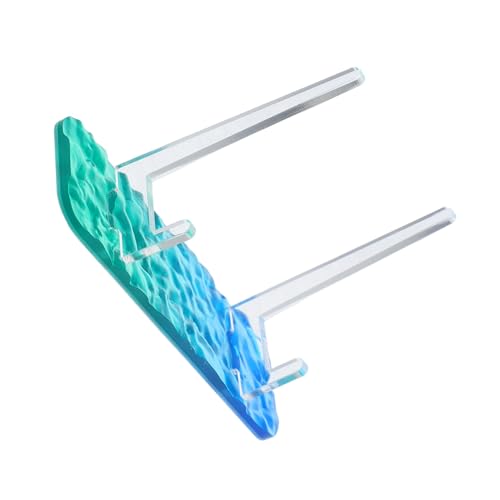 OKUMEYR Transparentes Aufbewahrungsregal Tasten-ausweishalter-display Pin-halter-display Anstecker-displayständer Kleine Staffelei Mit Präsentationsständer Plattenständer Acryl Sky-blue OKUMEYR Transparentes Aufbewahrungsregal Tasten-ausweishalter-display Pin-halter-display Anstecker-displayständer Kleine Staffelei Mit Präsentationsständer Plattenständer Acryl Sky-blue von OKUMEYR