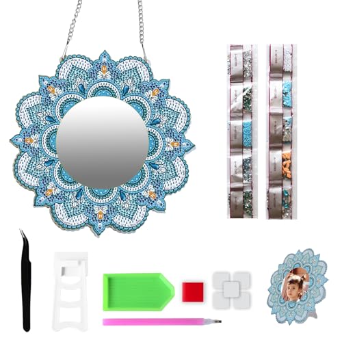 OKwhims Geschenke für Mädchen 5 6 7 8 9 10 Jahre,Diamond Painting Spiegel Basteln,Mandalas Bastelset Kosmetikspiegel Kreative Spiegel Basteln für Mädchen Geburtstagsgeschenk Spielzeug ab 5-12 Jahre OKwhims Geschenke für Mädchen 5 6 7 8 9 10 Jahre,Diamond Painting Spiegel Basteln,Mandalas Bastelset Kosmetikspiegel Kreative Spiegel Basteln für Mädchen Geburtstagsgeschenk Spielzeug ab 5-12 Jahre von OKwhims