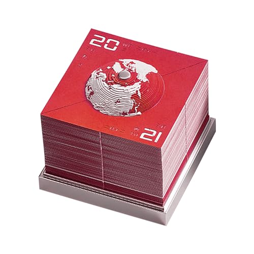 OLCANA Erdkalender 2024, Kalender Landmodell aus geschnitztem Papier, Notizblock, verstellbarer Kalender 2024 mit schönen Mustern, Kalender Aufkleber aus abreißbarem Papier für zu Hause OLCANA Erdkalender 2024, Kalender Landmodell aus geschnitztem Papier, Notizblock, verstellbarer Kalender 2024 mit schönen Mustern, Kalender Aufkleber aus abreißbarem Papier für zu Hause von OLCANA