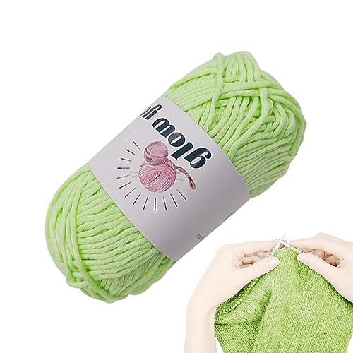 OLCANA Leuchtendes Häkelgarn, zum Nähen von leuchtenden Fäden, aus Polyester, für Hüte, Schals, Schuhe, Pullover, Handschuhe und Socken OLCANA Leuchtendes Häkelgarn, zum Nähen von leuchtenden Fäden, aus Polyester, für Hüte, Schals, Schuhe, Pullover, Handschuhe und Socken von OLCANA