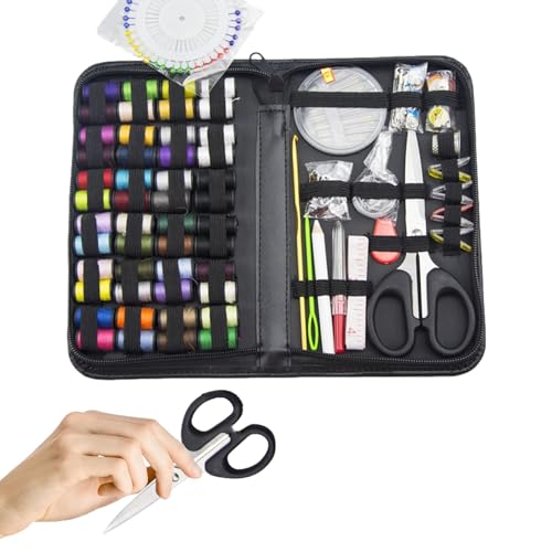 OLCANA Nähset für Reisen | Komplettes Nähset für Anfänger mit Organizer, Nähzubehör für Schränke, Koffer, Aktentaschen, Schreibtischschubladen, Autos OLCANA Nähset für Reisen | Komplettes Nähset für Anfänger mit Organizer, Nähzubehör für Schränke, Koffer, Aktentaschen, Schreibtischschubladen, Autos von OLCANA