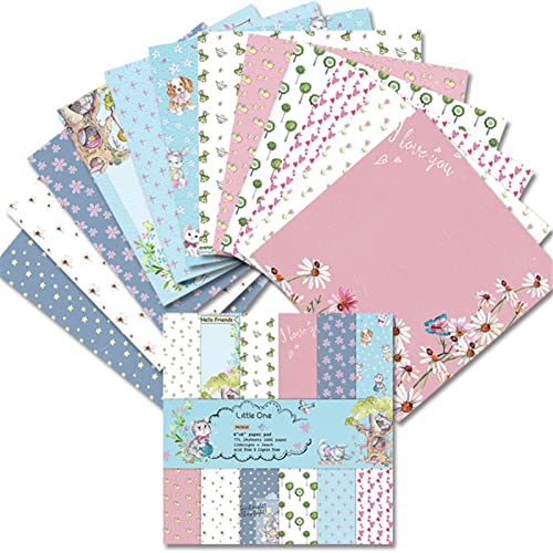 OLCANA Winter-Weihnachtsalbumpapier, 24 Blatt dekoratives Papier für Scrapbooking - Papier für Weihnachtsmotive von 6 Zoll × 6 Zoll, Weihnachts-Hintergrundpapier, dekoratives Papier OLCANA Winter-Weihnachtsalbumpapier, 24 Blatt dekoratives Papier für Scrapbooking - Papier für Weihnachtsmotive von 6 Zoll × 6 Zoll, Weihnachts-Hintergrundpapier, dekoratives Papier von OLCANA