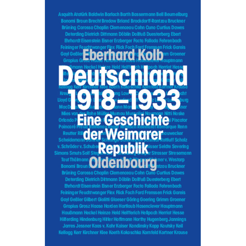 Deutschland 1918-1933 - Eberhard Kolb, Gebunden von OLDENBOURG