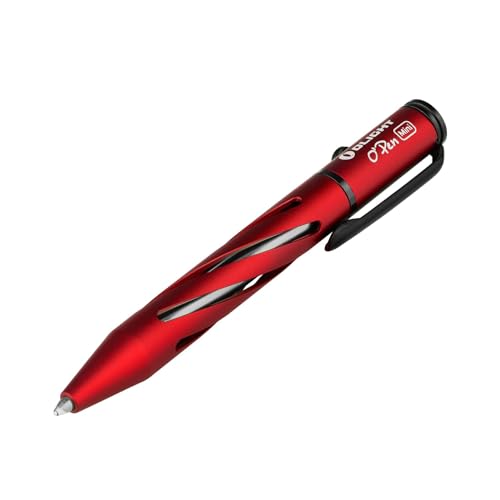 OLIGHT OPEN Mini Kugelschreiber Schwarze Tinte, Perfekt für das Büro, das Home Office oder die Schule (Rot) von OLIGHT