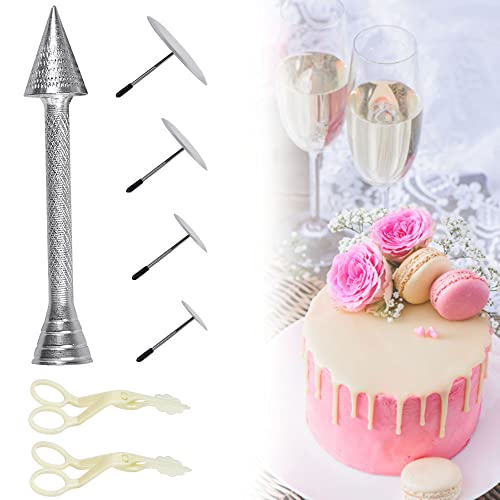 Blumennagel Set, OLRWSLG 4 Stück Blumennagel 2 Stück Dekorationsschere und 1 Stück Blumenheber Edelstahl Blumennagel Wiederverwendbar Kuchen Dekoration Nadel 4 Arten Größen Blumennagel für Torten Blumennagel Set, OLRWSLG 4 Stück Blumennagel 2 Stück Dekorationsschere und 1 Stück Blumenheber Edelstahl Blumennagel Wiederverwendbar Kuchen Dekoration Nadel 4 Arten Größen Blumennagel für Torten von OLRWSLG