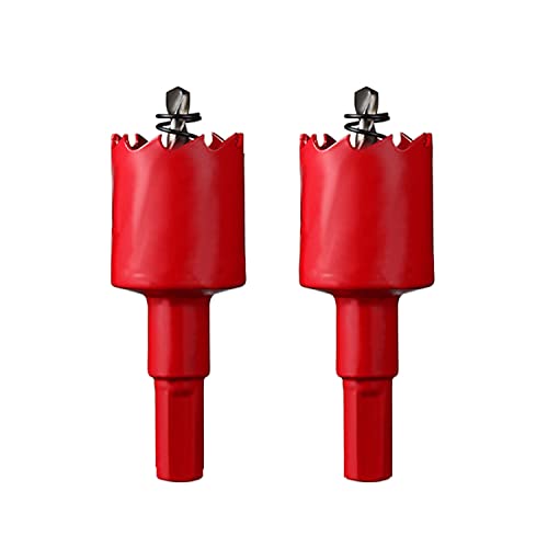 OLSDXAWQ， 2 Stück HSS-Bimetall-Lochsäge, Lochsäge mit 20–28 mm Durchmesser, geeignet for Schneiden von Holz, Kunststoff und Blech(Diameter 26mm) von OLSDXAWQ