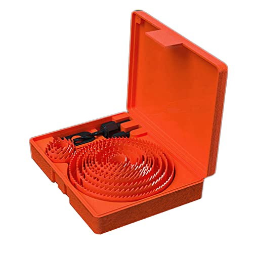 OLSDXAWQ， Bimetall-Lochsäge, Lochöffner, Lochsägen-Schneidewerkzeug, geeignet for Aluminium 0,5 mm, Kunststoff, Holz und andere Öffnungen(13 Piece set) von OLSDXAWQ
