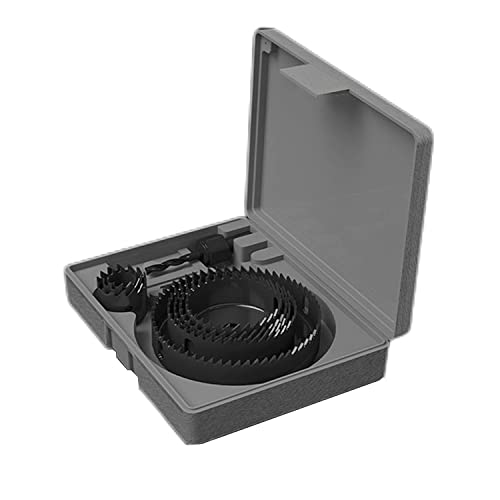 OLSDXAWQ， Bimetall-Lochsäge, Lochöffner, Lochsägen-Schneidewerkzeug, geeignet for Gipskartonplatten und dünne Platten mit 10 mm Öffnung(8 Piece set) von OLSDXAWQ