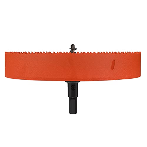 OLSDXAWQ， Bimetall-Schnitttiefe HSS-Lochschneider, Durchmesser 200–250 mm, geeignet for Schneiden von Holz, Trockenbau und weichem Blech(Diameter 200mm) von OLSDXAWQ