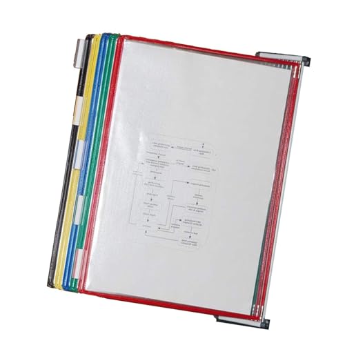 OLSDXAWQ, Desktop-Flip-Display-Ordner, 10 Taschen, wandmontiertes Menü-Display, langlebiges Katalog-Display-Rack aus Metall und PVC, for die Aufbewahrung von A4-Dokumenten im Büro, Restaurant OLSDXAWQ, Desktop-Flip-Display-Ordner, 10 Taschen, wandmontiertes Menü-Display, langlebiges Katalog-Display-Rack aus Metall und PVC, for die Aufbewahrung von A4-Dokumenten im Büro, Restaurant von OLSDXAWQ