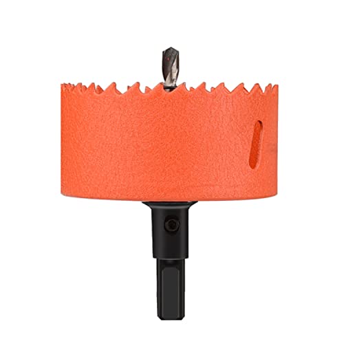 OLSDXAWQ， HSS-Bimetall-Lochsäge, HSS-Rundlochschneider, Durchmesser 75–95 mm, geeignet for Holzbretter, weiche Metallbleche und Trockenbau(Diameter 75mm) von OLSDXAWQ
