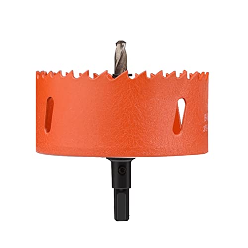OLSDXAWQ， HSS-Bimetall-Lochsäge, HSS-Rundlochschneider, Durchmesser 75–95 mm, geeignet for Holzbretter, weiche Metallbleche und Trockenbau(Diameter 80mm) von OLSDXAWQ