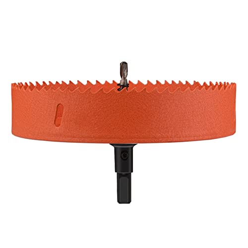 OLSDXAWQ， HSS-Bimetall-Lochsäge, Schneiden kreisförmiger Löcher, geeignet for Holzbretter, weiche Metallbleche und Trockenbauwände, Durchmesser 150–170 mm(Diameter 155mm) von OLSDXAWQ