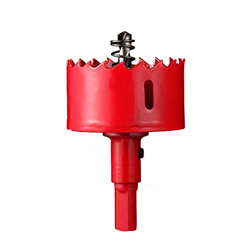 OLSDXAWQ， HSS-Bimetall-Lochsäge, geeignet for einfachen Bohren von Holz, Kunststoff, Trockenbau und dünnem Metall, Lochsäge mit Durchmesser 42–55 mm(Diameter 53mm) von OLSDXAWQ