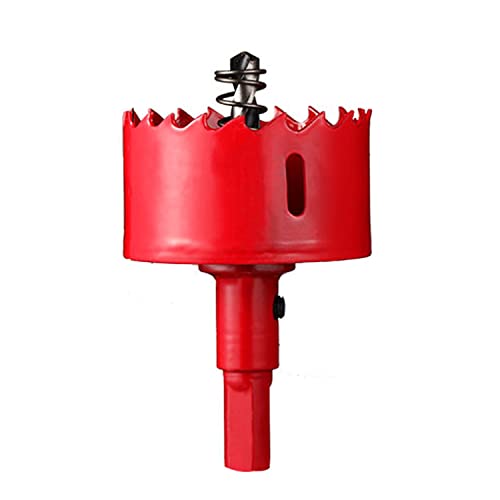 OLSDXAWQ， HSS-Bimetall-Lochsäge, geeignet for einfachen Bohren von Holz, Kunststoff, Trockenbau und dünnem Metall, Lochsäge mit Durchmesser 42–55 mm(Diameter 55mm) von OLSDXAWQ