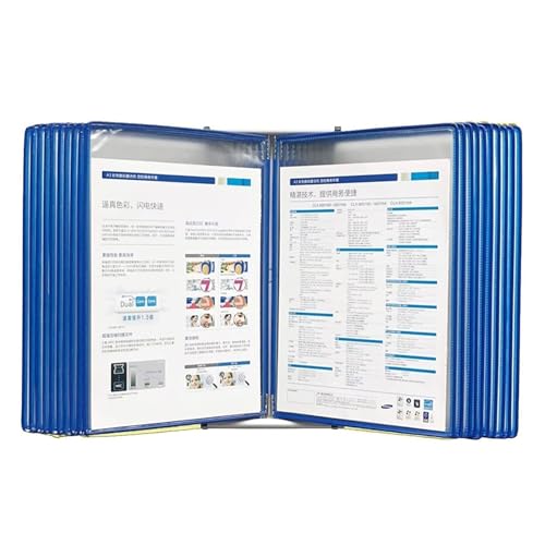 OLSDXAWQ, Wandmontierter Referenz-Organizer, 20 Präsentationsfächer, Letter-Format, Katalog-Präsentationsständer aus Metall, zur Präsentation und Aufbewahrung von A4-Dokumenten im Büro/zu Hause(Blue) OLSDXAWQ, Wandmontierter Referenz-Organizer, 20 Präsentationsfächer, Letter-Format, Katalog-Präsentationsständer aus Metall, zur Präsentation und Aufbewahrung von A4-Dokumenten im Büro/zu Hause(Blue) von OLSDXAWQ
