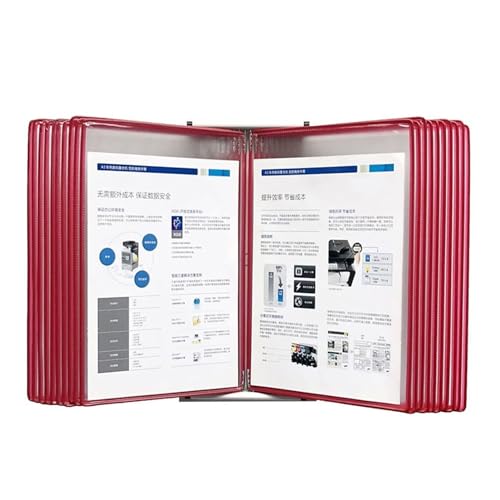 OLSDXAWQ, Wandmontierter Referenz-Organizer, 20 Präsentationsfächer, Letter-Format, Katalog-Präsentationsständer aus Metall, zur Präsentation und Aufbewahrung von A4-Dokumenten im Büro/zu Hause(Red) OLSDXAWQ, Wandmontierter Referenz-Organizer, 20 Präsentationsfächer, Letter-Format, Katalog-Präsentationsständer aus Metall, zur Präsentation und Aufbewahrung von A4-Dokumenten im Büro/zu Hause(Red) von OLSDXAWQ