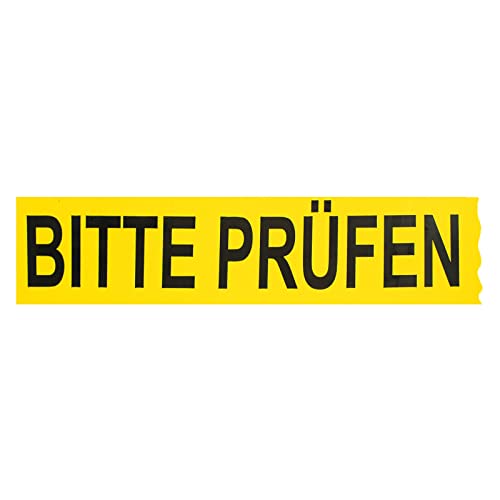1 Rolle Klebeband BITTE PRÜFEN gelb Paketband Packband Warnband Hinweisklebeband 1 Rolle Klebeband BITTE PRÜFEN gelb Paketband Packband Warnband Hinweisklebeband von OLShop AG