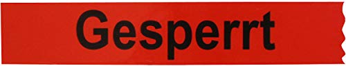 1 Rolle Klebeband Gesperrt 25 mm x 66 lfm Absperrband Paketband Packband Warnband Hinweisklebeband 1 Rolle Klebeband Gesperrt 25 mm x 66 lfm Absperrband Paketband Packband Warnband Hinweisklebeband von OLShop AG