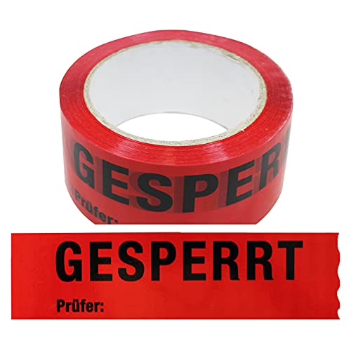 12 Rollen Klebeband Gesperrt, Prüfer: Rolle 50 mm x 66 lfm Absperrband Paketband Packband Warnband Hinweisklebeband 12 Rollen Klebeband Gesperrt, Prüfer: Rolle 50 mm x 66 lfm Absperrband Paketband Packband Warnband Hinweisklebeband von OLShop AG