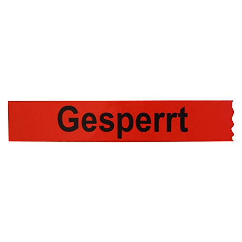 36 Rollen Klebeband Gesperrt 25 mm x 66 lfm Absperrband Paketband Packband Warnband Hinweisklebeband 36 Rollen Klebeband Gesperrt 25 mm x 66 lfm Absperrband Paketband Packband Warnband Hinweisklebeband von OLShop AG