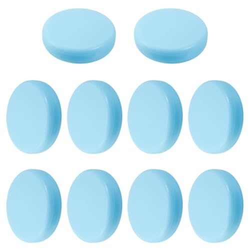 OLYCRAFT 10 Stück Blaue Knopfabdeckungen Für Jeans Für 18mm Knöpfe TPU Knopfabdeckung Hemdknopfabdeckung Verhindert Hemdlöcher Für Jeansknöpfe Nähset Ersatz Für Hemden Jeansmanschettenknöpfe von OLYCRAFT