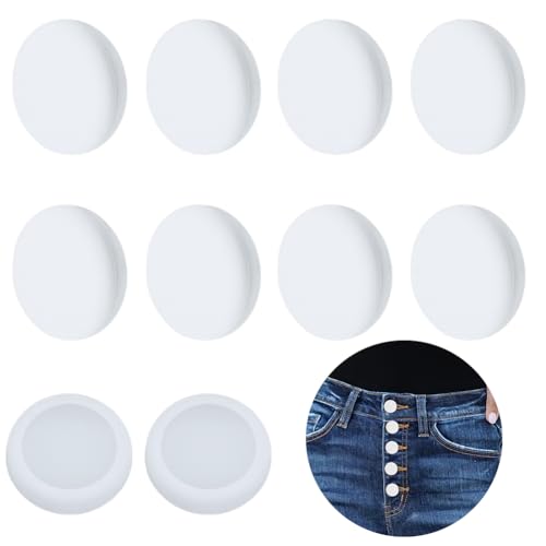OLYCRAFT 10 Stück Cremefarbene Knopfabdeckungen Für Jeans Geeignet Für 18mm Knöpfe TPU Knopfabdeckung Hemdknopfabdeckung Verhindert Hemdlöcher Für Jeansknöpfe Nähset Ersatz Für Hemden Jeans OLYCRAFT 10 Stück Cremefarbene Knopfabdeckungen Für Jeans Geeignet Für 18mm Knöpfe TPU Knopfabdeckung Hemdknopfabdeckung Verhindert Hemdlöcher Für Jeansknöpfe Nähset Ersatz Für Hemden Jeans von OLYCRAFT