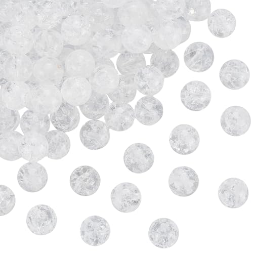 OLYCRAFT 100 Stück 8mm Natürlich Edelstein Perlen Natürliche Crackle Quarz Perlen Weiß Crackle Quarzperlenstränge Runde Lose Edelsteinperlen Energiestein Für Armband Halskette Schmuckherstellung OLYCRAFT 100 Stück 8mm Natürlich Edelstein Perlen Natürliche Crackle Quarz Perlen Weiß Crackle Quarzperlenstränge Runde Lose Edelsteinperlen Energiestein Für Armband Halskette Schmuckherstellung von OLYCRAFT