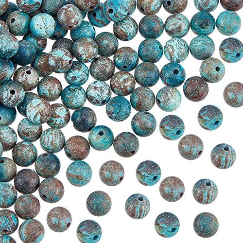 OLYCRAFT 118~122pcs Natürliche 6mm Chrysokoll Stein Perlen Gefärbt Marmor Perlen Stränge Runde Lose Edelstein Perlen Energiestein Für Armband Halskette Schmuckherstellung OLYCRAFT 118~122pcs Natürliche 6mm Chrysokoll Stein Perlen Gefärbt Marmor Perlen Stränge Runde Lose Edelstein Perlen Energiestein Für Armband Halskette Schmuckherstellung von OLYCRAFT
