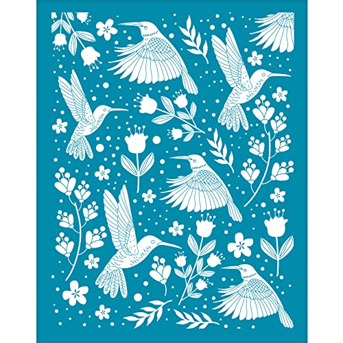 OLYCRAFT 10x12.7 cm Kolibri Tonschablonen Blumen Siebdruck Für Polymer Ton Kolibri Pflückblumen Honig Siebdruck Schablonen Mesh Transfer Schablonen Für Polymer Ton Schmuckherstellung OLYCRAFT 10x12.7 cm Kolibri Tonschablonen Blumen Siebdruck Für Polymer Ton Kolibri Pflückblumen Honig Siebdruck Schablonen Mesh Transfer Schablonen Für Polymer Ton Schmuckherstellung von OLYCRAFT