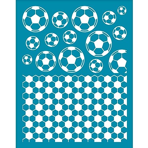 OLYCRAFT 10x12.7cm Ton Schablonen Fußball Muster Siebdruck Für Polymer Ton Sport Thema Siebdruck Schablonen Netz Transfer Schablonen Fußball Netz Schablone Für Polymer Ton Schmuckherstellung OLYCRAFT 10x12.7cm Ton Schablonen Fußball Muster Siebdruck Für Polymer Ton Sport Thema Siebdruck Schablonen Netz Transfer Schablonen Fußball Netz Schablone Für Polymer Ton Schmuckherstellung von OLYCRAFT